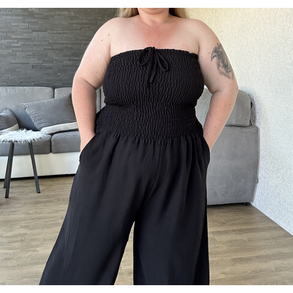 Combinaison bustier noir