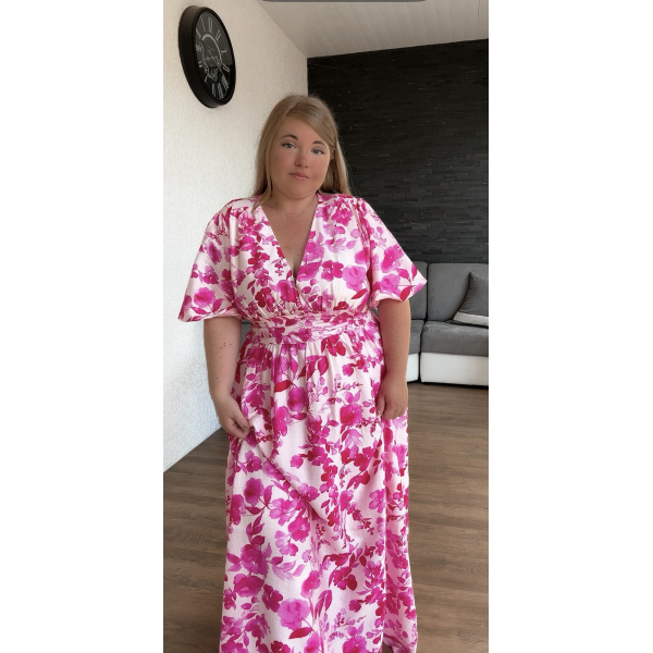 Robe longue imprimée MAELY curvy