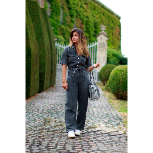 Combinaison en jean noir