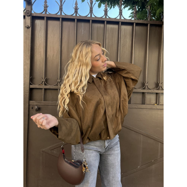 Bomber en suédine (2 coloris)