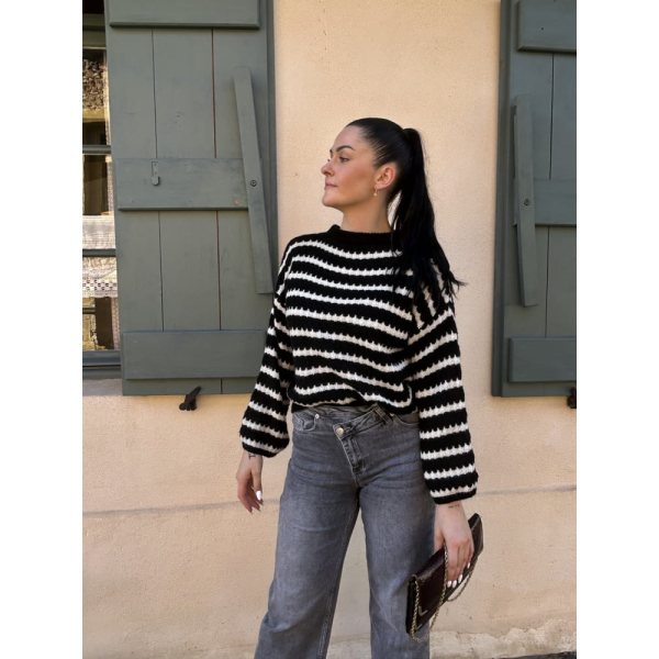 Pull à rayures (2 coloris)