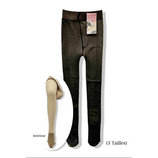 Collant polaire uni