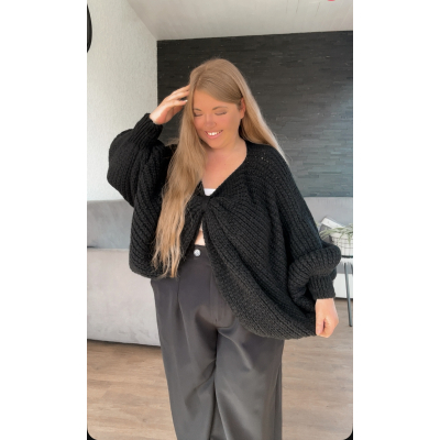 Pull en maille oversize...