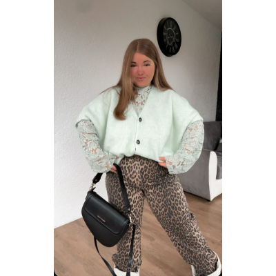 Gilet oversize sans manches...