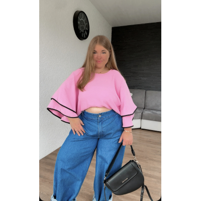 Pantalon barrel en denim