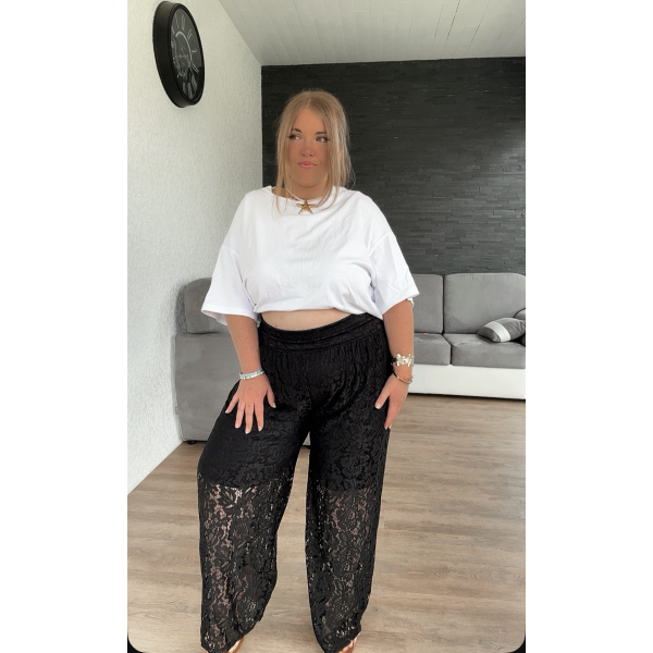 Pantalon en dentelle