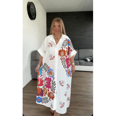 Robe chemise imprimée PRE...