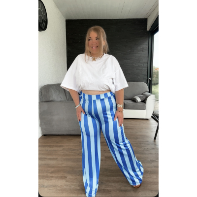 Pantalon à rayures