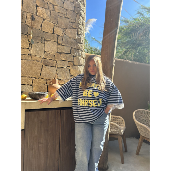 T-shirt ALWAYS BE YOURSELF - Création Aliz'shop