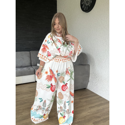 Ensemble poncho & pantalon...