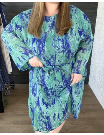 Robe courte avec imprimé