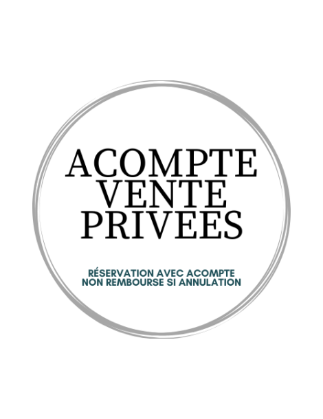 ACOMPTE VENTES PRIVEES DU 15 MARS