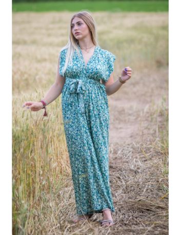 Combinaison fleurie multiposition Angéline