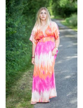 Robe longue colorée Brenda