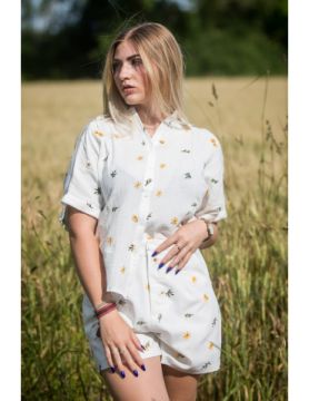 Blouse en gaze de coton Hanaé