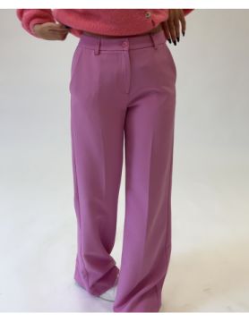 Pantalon tailleur rose Lola ♡