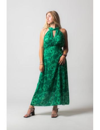 Robe verte fleurie Flora ♡