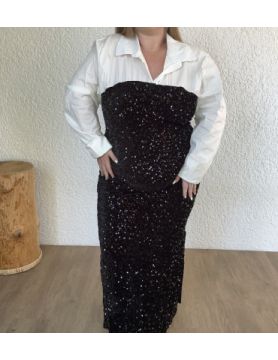 Robe longue à sequins NOA