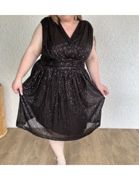 Robe courte à sequins ALIZ