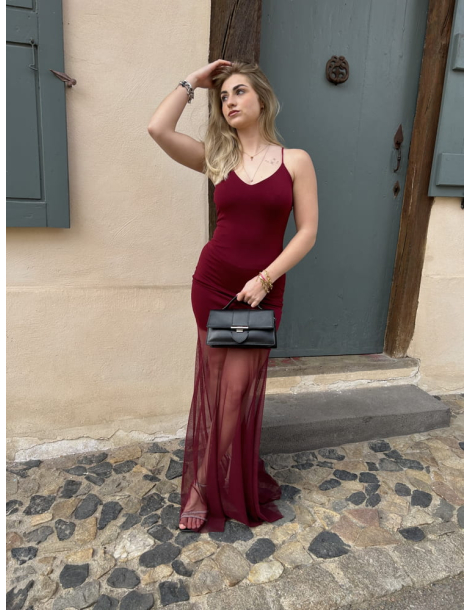 Robe longue en tulle ( 2 coloris ) NAYA