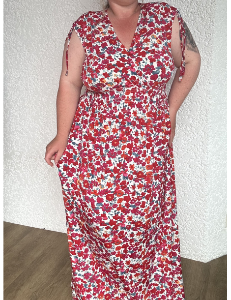 Robe magique fleurie