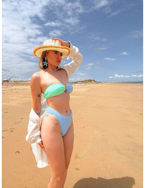 Maillot de bain deux pièces bicolore ANGEL