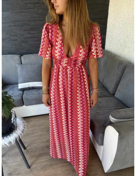 Robe longue en crochet SARA