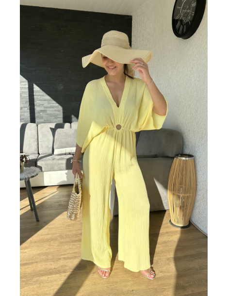 Combinaison jaune fluide YSEE